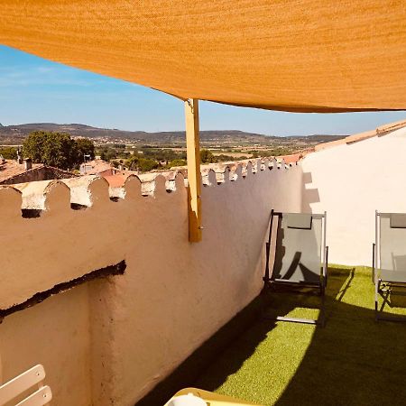 Appartement Au Dernier Etage Avec Terrasse Et Belle Vue Sur Nature Environnante Roujan Ngoại thất bức ảnh